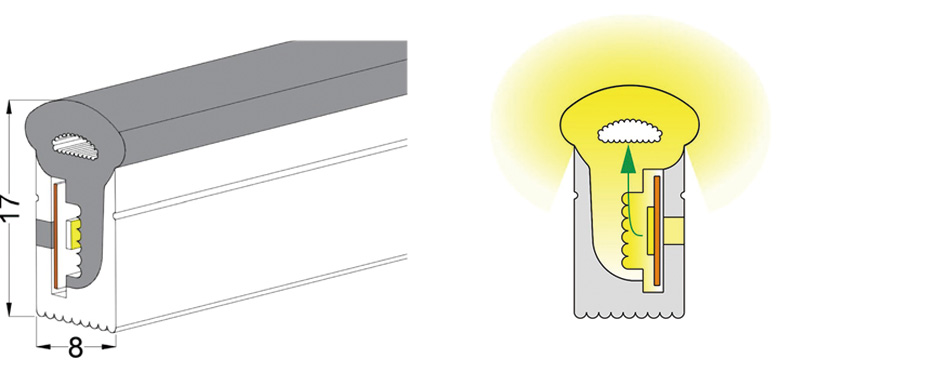 0817 蘑菇頭霓虹管